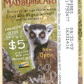 Bronx Zoo Madagascar 2008 Metrocard